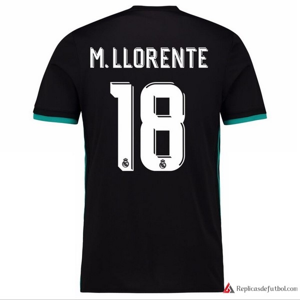 Camiseta Real Madrid Segunda equipación M.Llorente 2017-2018